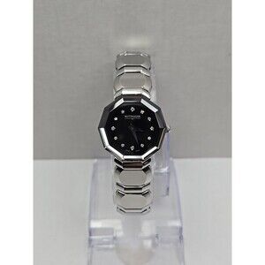 Wittnauer Winter Garden 10P04 Diamond Watch Silver New Battery Quartz Faceted